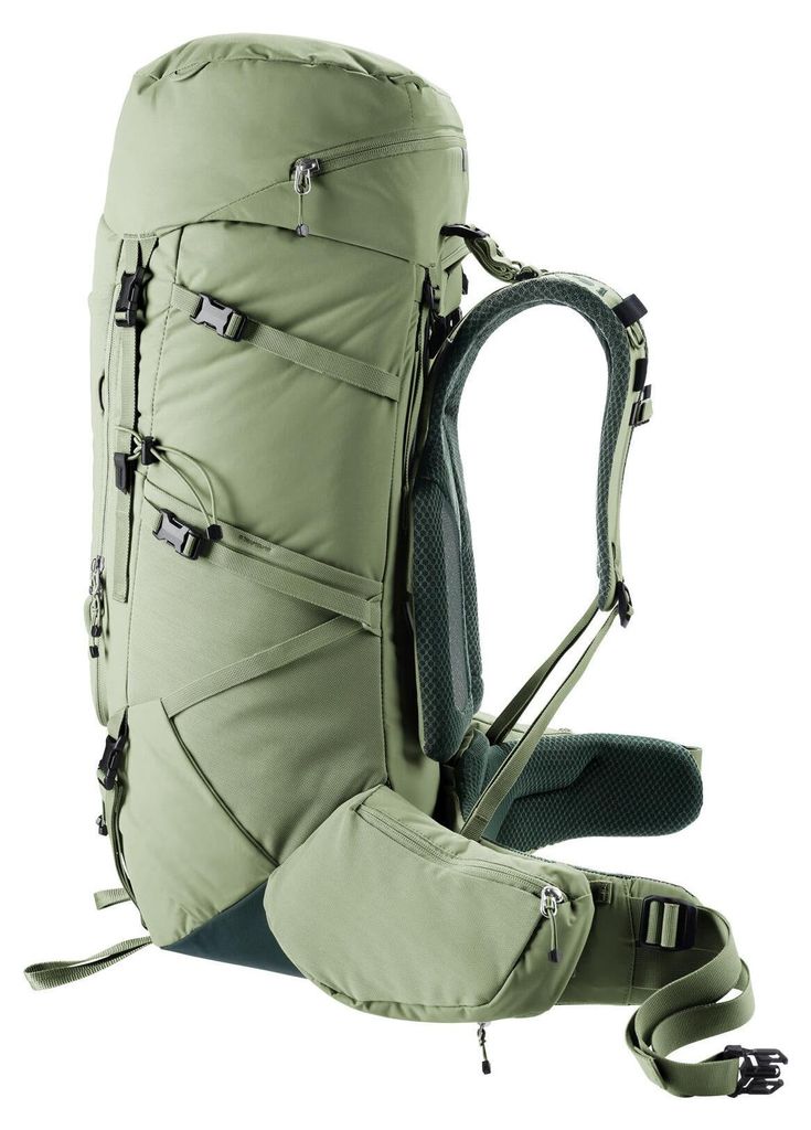 Deuter Aircontact Core 45+10 SL, Wędrówki, Zielony, 45 l, Zdjęcie produktu 