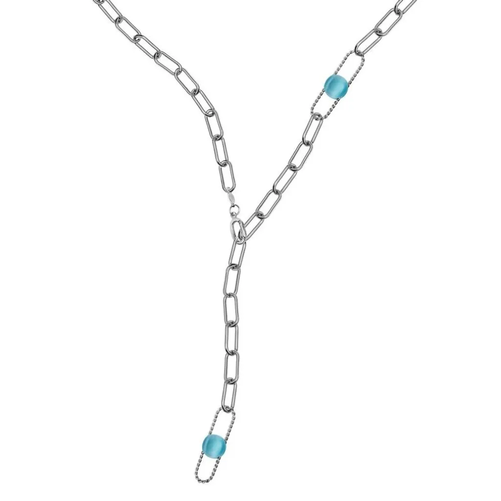 Collier multifonctionnel en acier 1930 SATP15 - Bijou intemporel chic