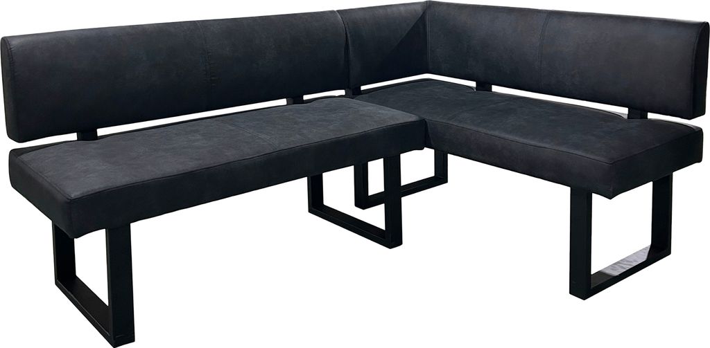 byLIVING Eckbank VANCOUVER / Vintage Mikrofaser anthrazit / Produktbild 