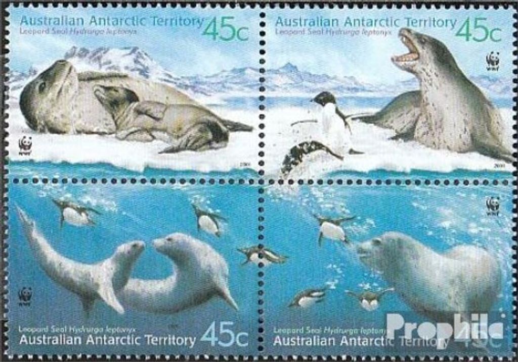 Briefmarken Austral. Gebiete Antarktis 2001 Mi 145-148 Produktbild 