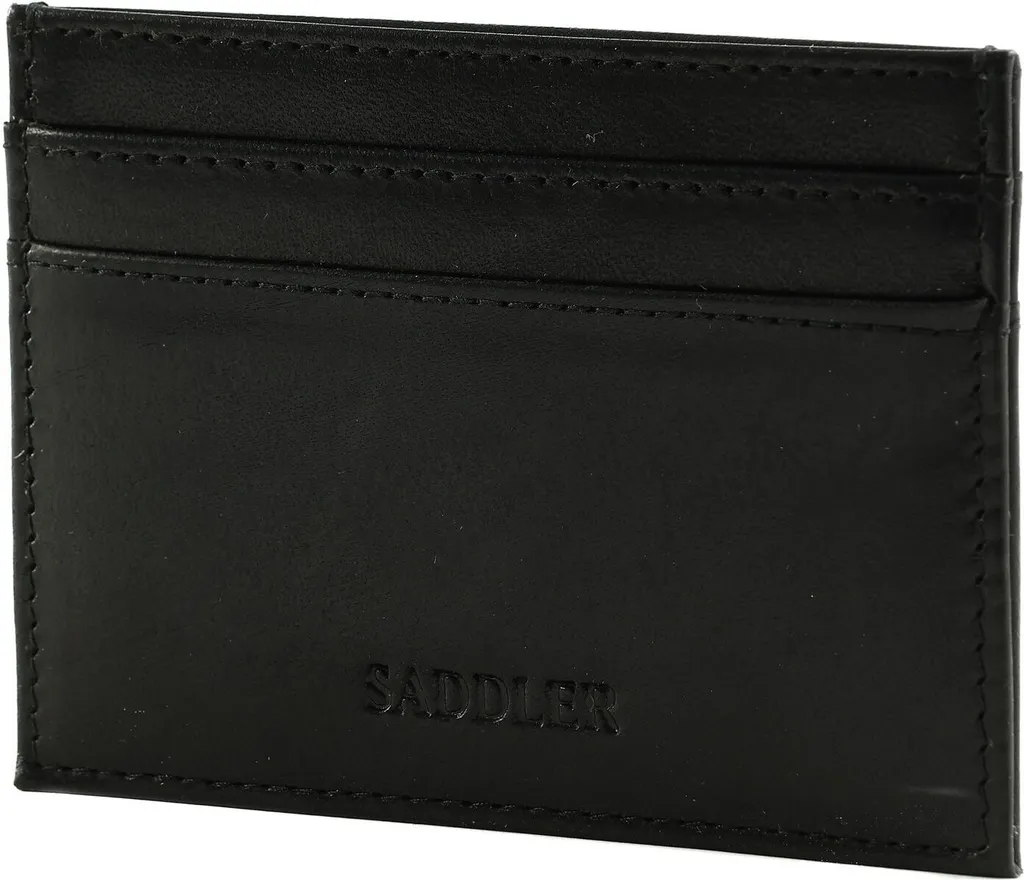 Porta Carte SADDLER Southalls Nero: Eleganza Professionale RFID