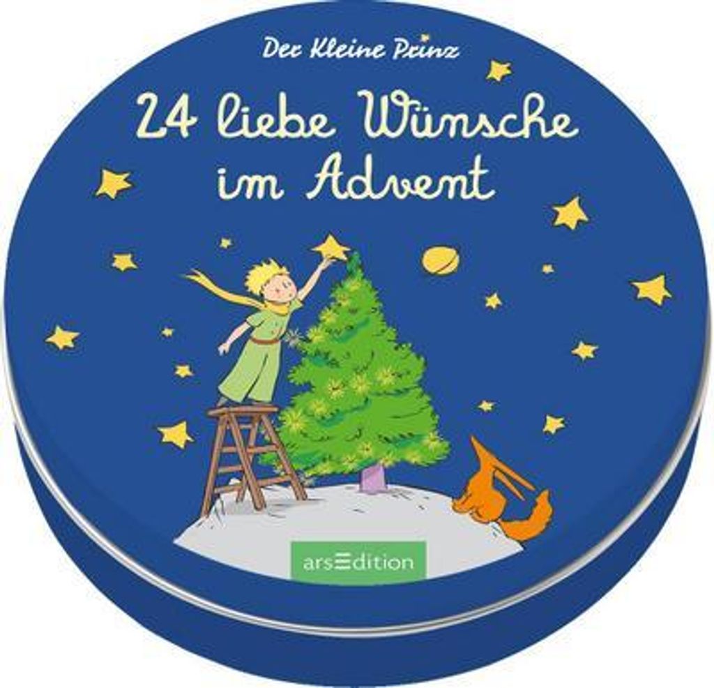 Calendario dell'Avvento in lattina. Il Piccolo Principe. 24 Immagine del prodotto 