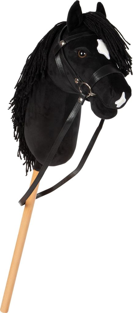 small foot Hobby Horse schwarz „Eddie“, Holzpferde und Produktbild 