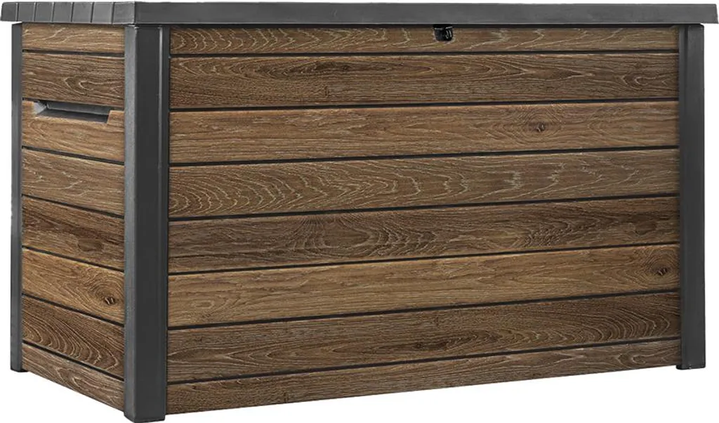 Optimisez votre Espace : Boîte de Rangement 870L KETER Signature Noyer