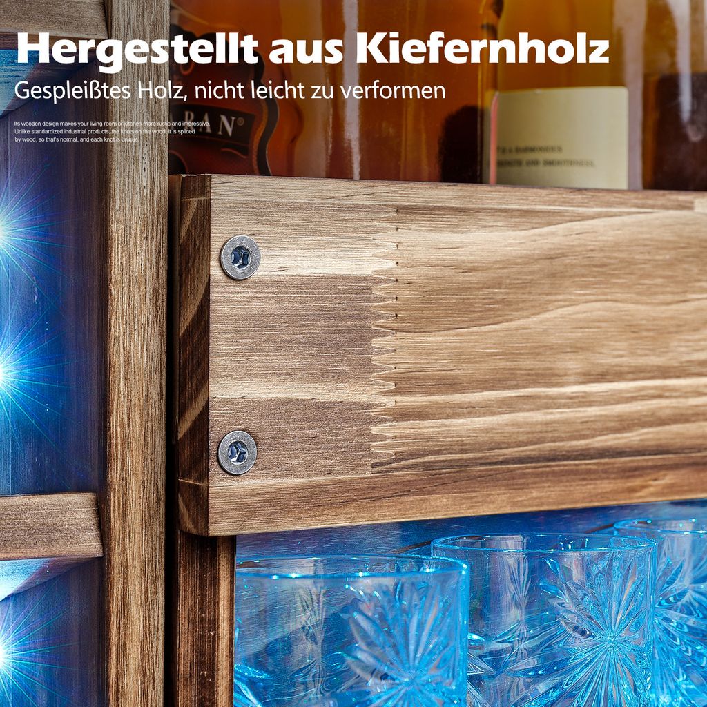Robuuste wandbar met tapinstallatie