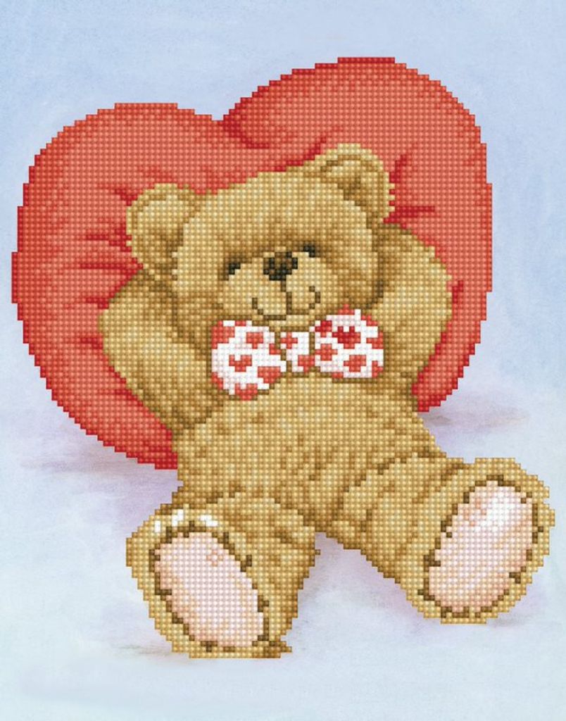 Relax-A-Bear Diamond Dotz: 27x35 cm