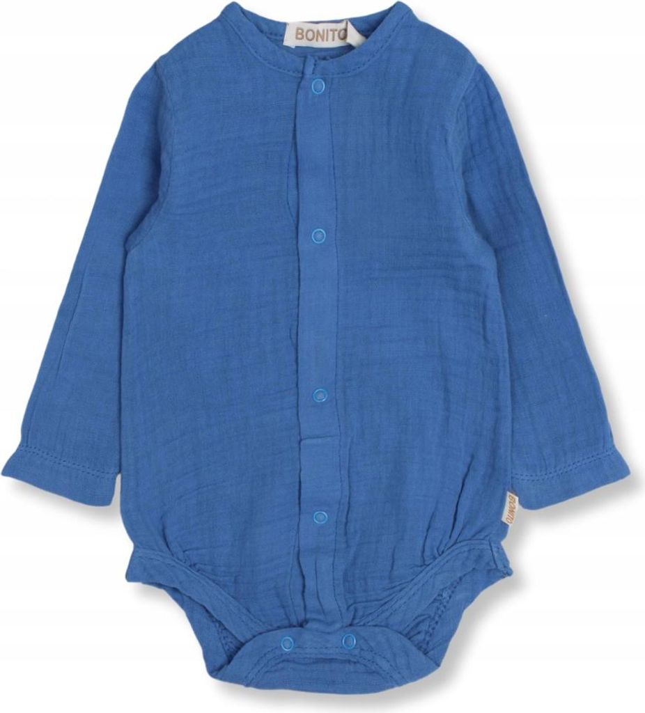 Baby Strampler - Ganzkörper - Dunkelblau - Größe 80 (9-12 Monate) - 100% Baumwolle - Bequem und stylisch - Für Kinder