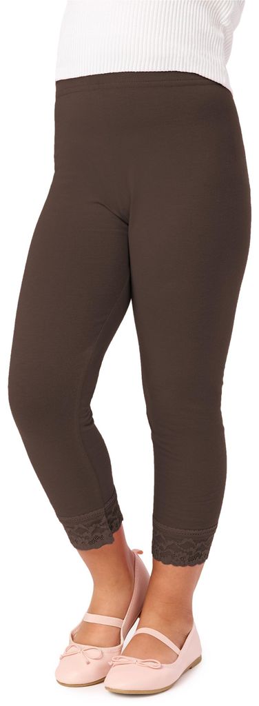 Merry Style Mädchen 3/4 Leggings MS10-293(Braun,152 cm) Produktbild 