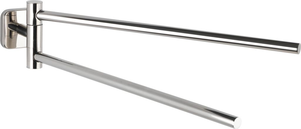 WENKO Handtuchhalter Mezzano aus rostfreiem Edelstahl 5,5 x Produktbild 