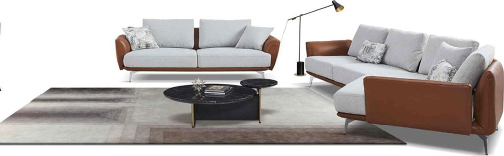 Ecksofa Wohnlandschaft Sofa Couch L Form Polster Couchen Design Garnitur Leder