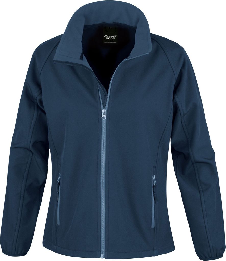 Result Core - Softshelljacke Zum Bedrucken für Damen BC5519 (XL) (Marineblau)