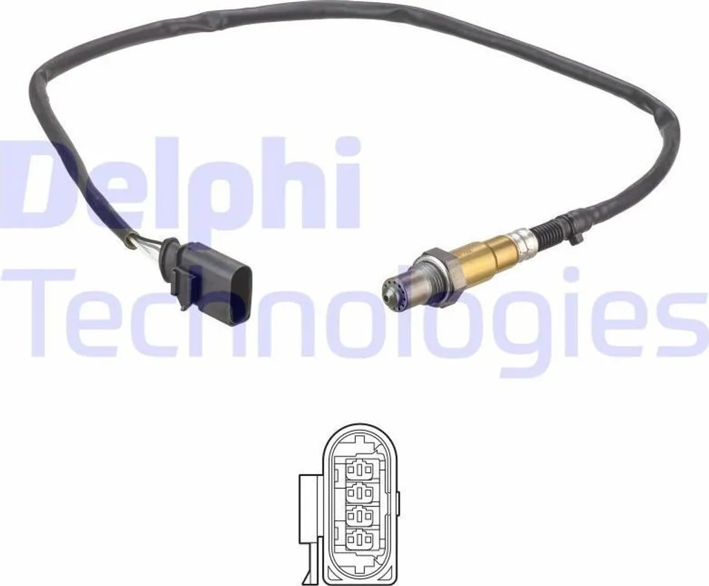 Sonde lambda DELPHI ES21273-12B1 capteur d'oxygène pour moteur essence
