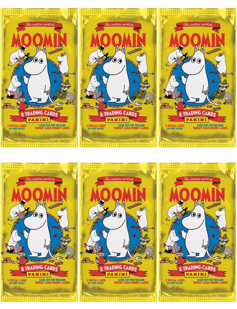PANINI Moomins Creative World 6 Packs of 48 Cards Produktbild 