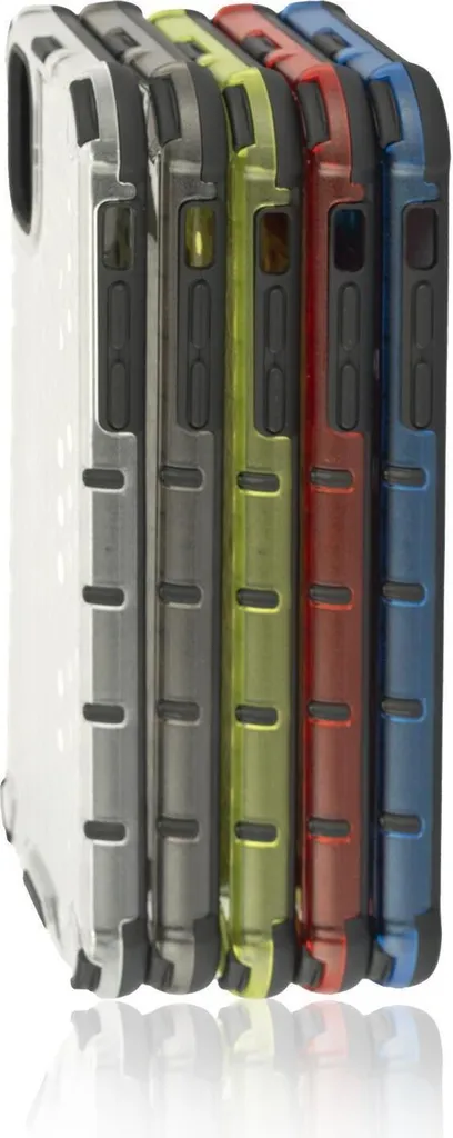 Coque iPhone 11 Antichoc 4smarts Hexagon Rouge - Stop aux Rayures !