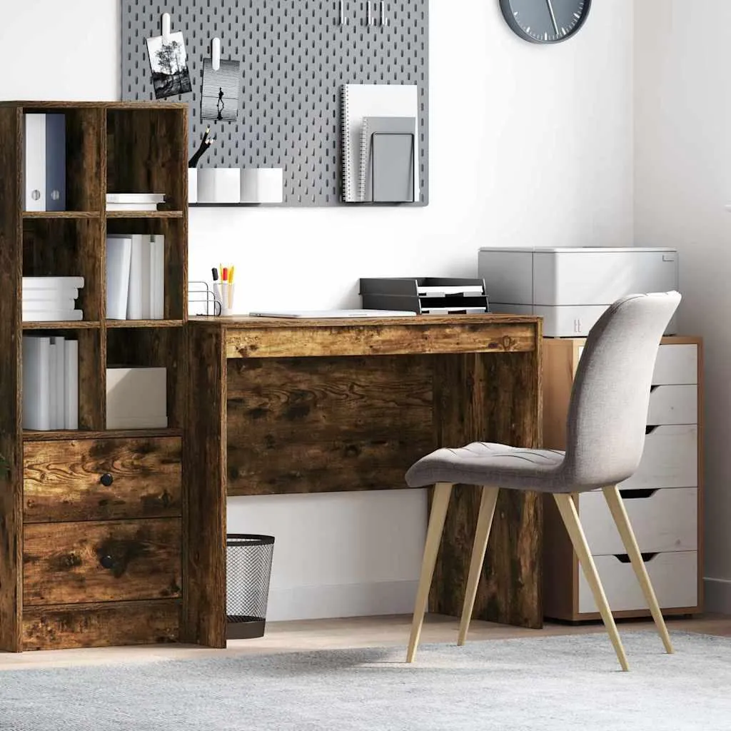 Maison Exclusive Scrivania Rovere Affumicato: Eleganza 90x50x76 cm