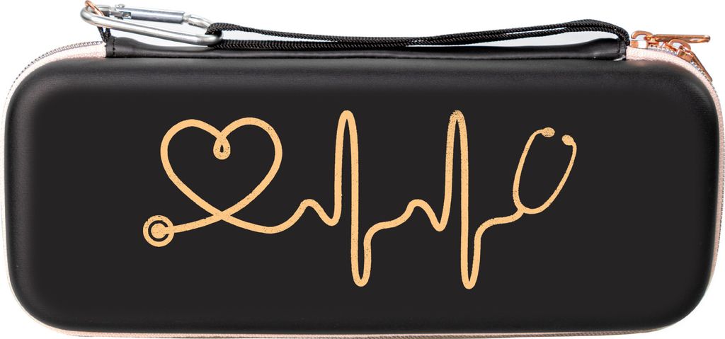 INF Schützende EVA-Hülle für 3M Littmann Stethoskop Schwarz