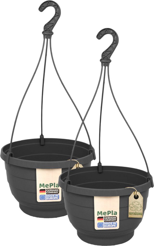 MePla - 2 Stück - Ampel Komet 30 anthrazit