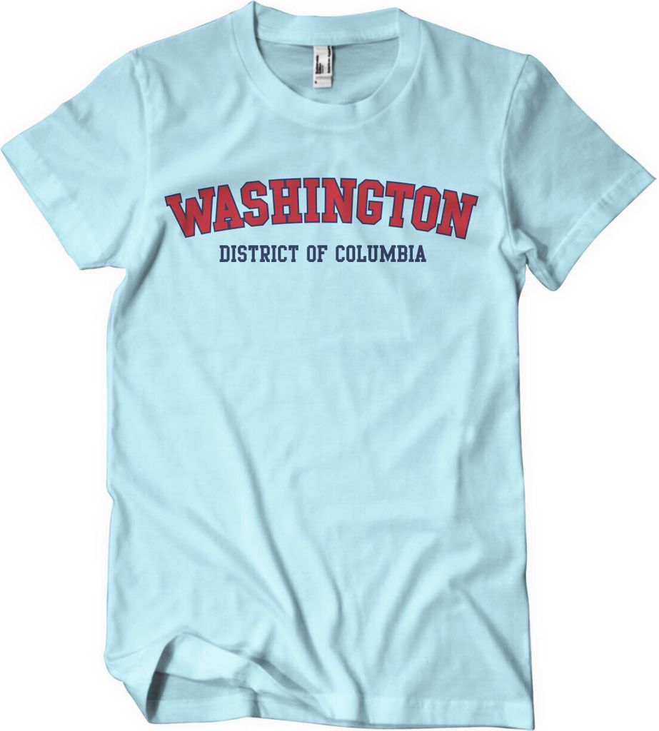 Washington - District Of Columbia T-Shirt - Large - Skyblue