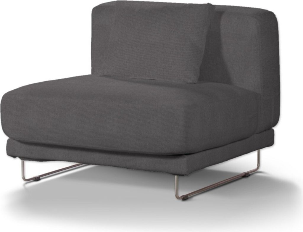 Dekoria Bezug für Tylösand 1-er Sitzmodull, dunkelgrau, Tylösand 1-er Sitzmodullbezug