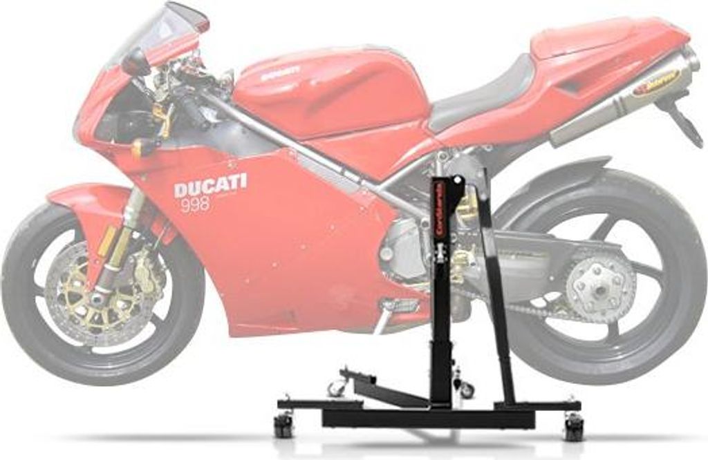 CS Power Evo-Zentralständer für Ducati 748 95-04 Schwarz