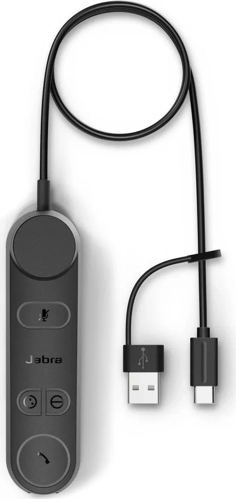 Jabra Engage 50 II Casque Filaire USB-C/A avec Adaptateur d'Appel