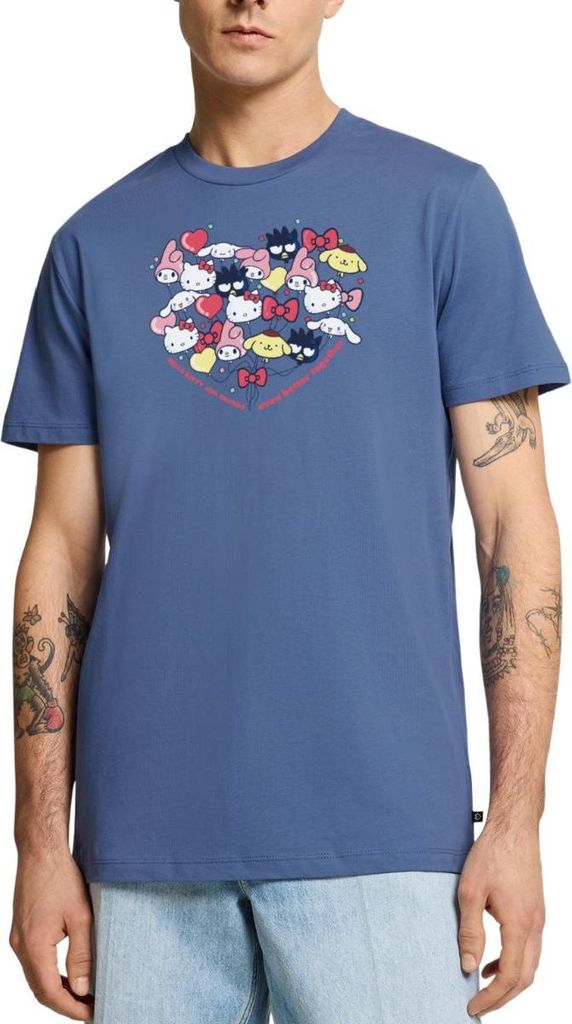 Spreadshirt Hello Kitty And Friends Ballons Männer Premium T-Shirt, 5XL, Taubenblau