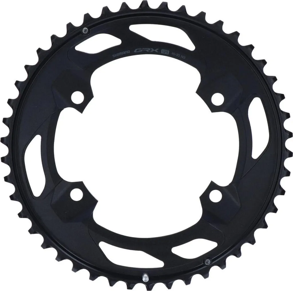 Plateau Shimano GRX FC-RX610-2 Double 46 Dents pour Transmission 12V