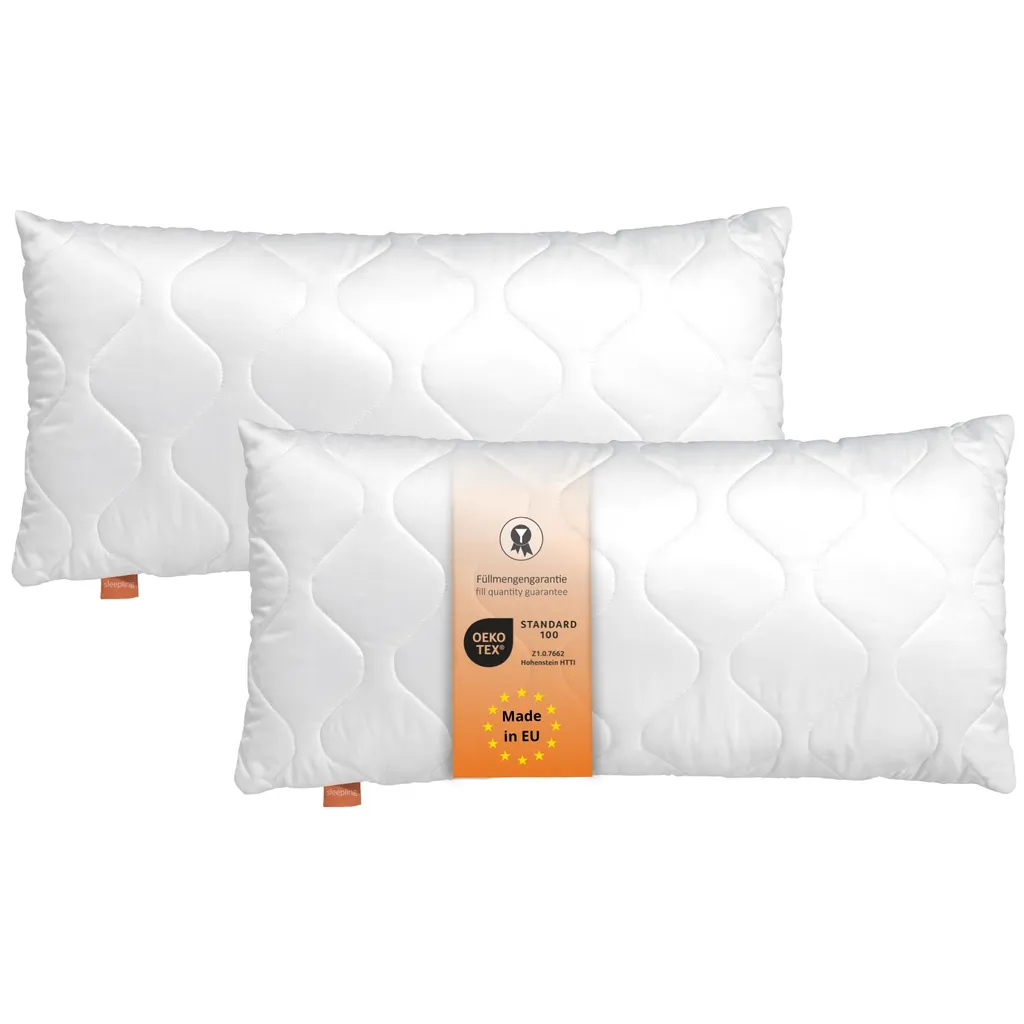 Oreiller 50x70 cm Sleepling pour Dormir sur le Ventre, le Dos ou le Côté