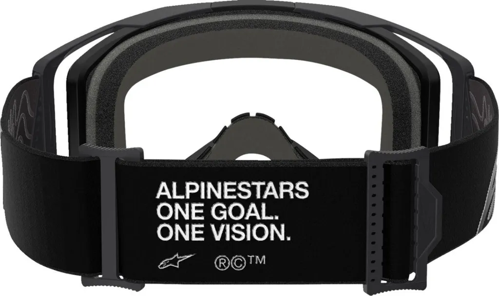 Masque MX Alpinestars Vision 8 Corp Noir - Champ de Vision Large