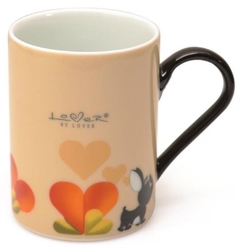 BergHOFF Lover by Lover 3800012, Set, 0,3 l, Beige, Mehrfarbig, Porzellan, Kaffee, Lover by Lover