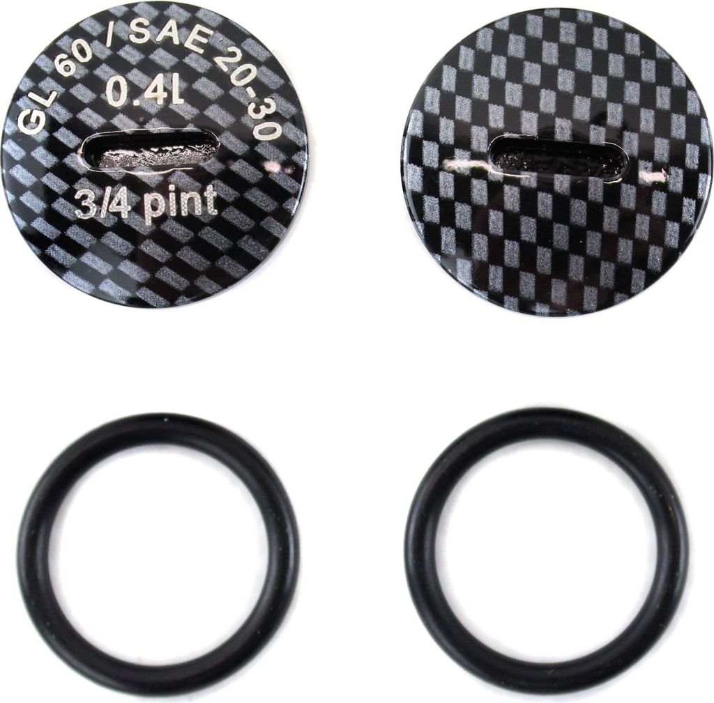 2x Alu Verschlussschrauben für Kupplungsdeckel, Farben zur Auswahl orange, blau, rot, carbon für Simson KR51/2, MS50, S51, S53, S70, S83, SC-050,...