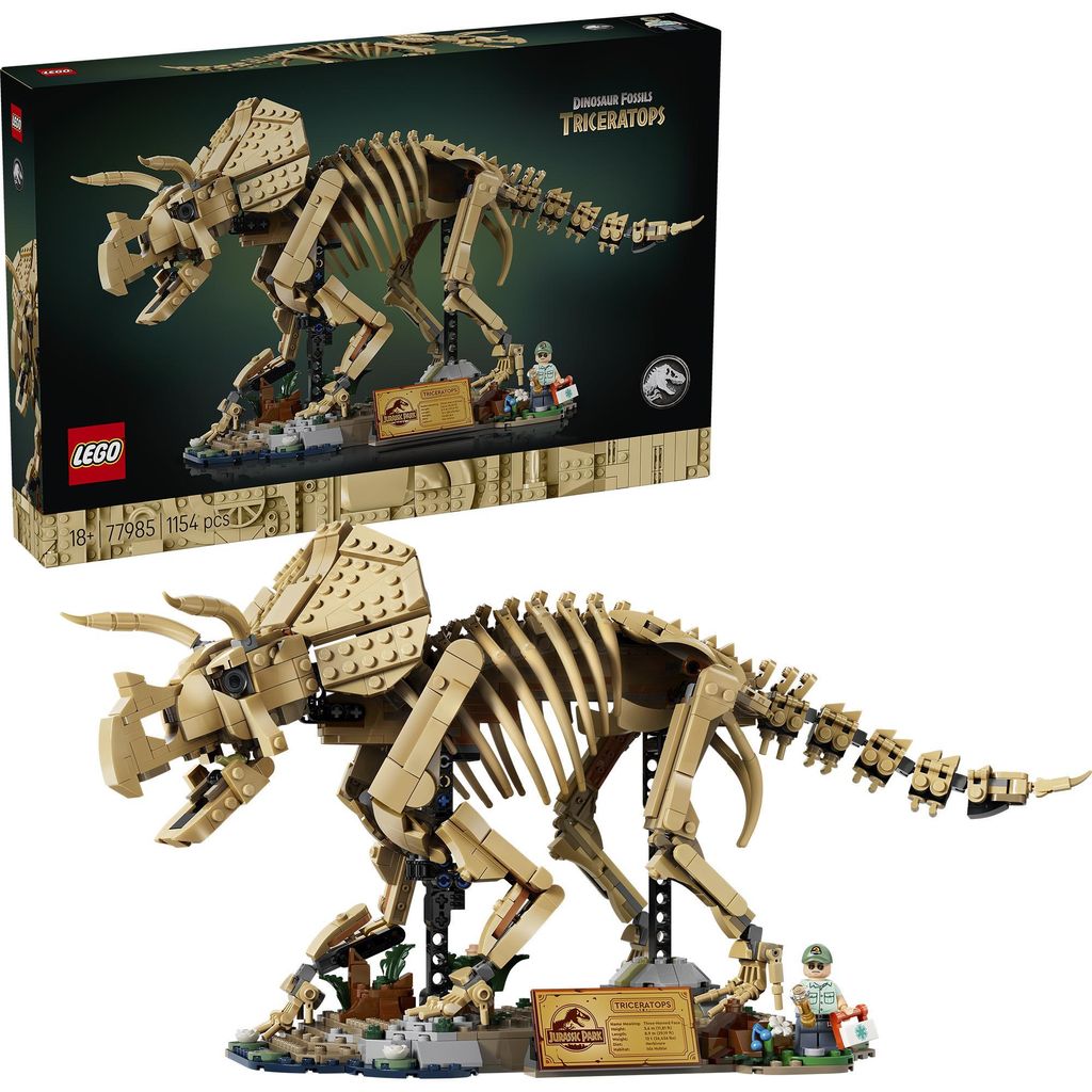 LEGO Jurassic World Dinosauří fosilie: Triceratops, Sada na Obrázek produktu 