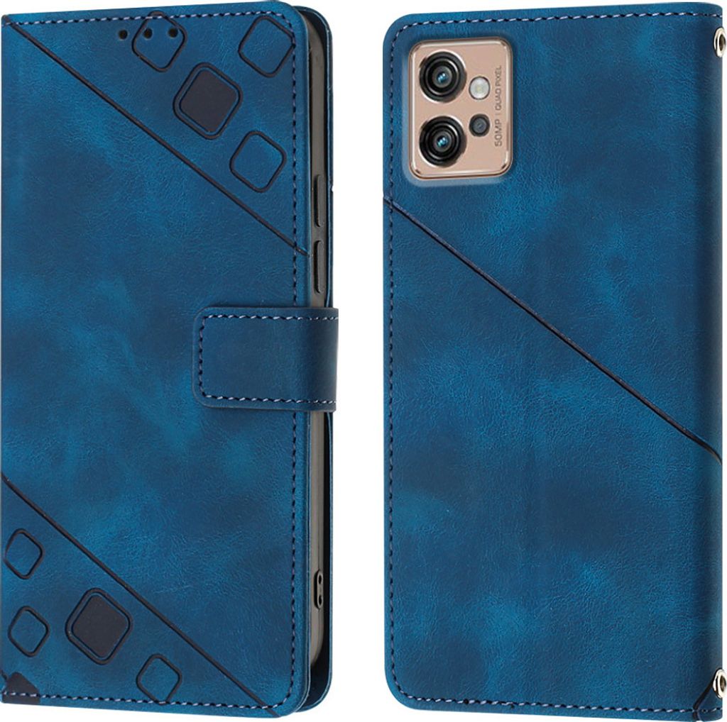 Pouzdro pro Motorola Moto G32 vyražené Flip kožené Obrázek produktu 