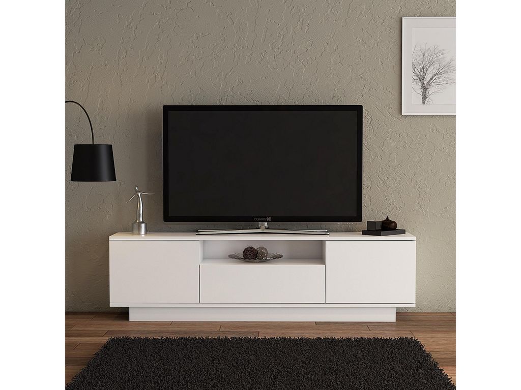 Skye Decor, TV stolík/skrinka - Luvesu (biela) Obrázok produktu 