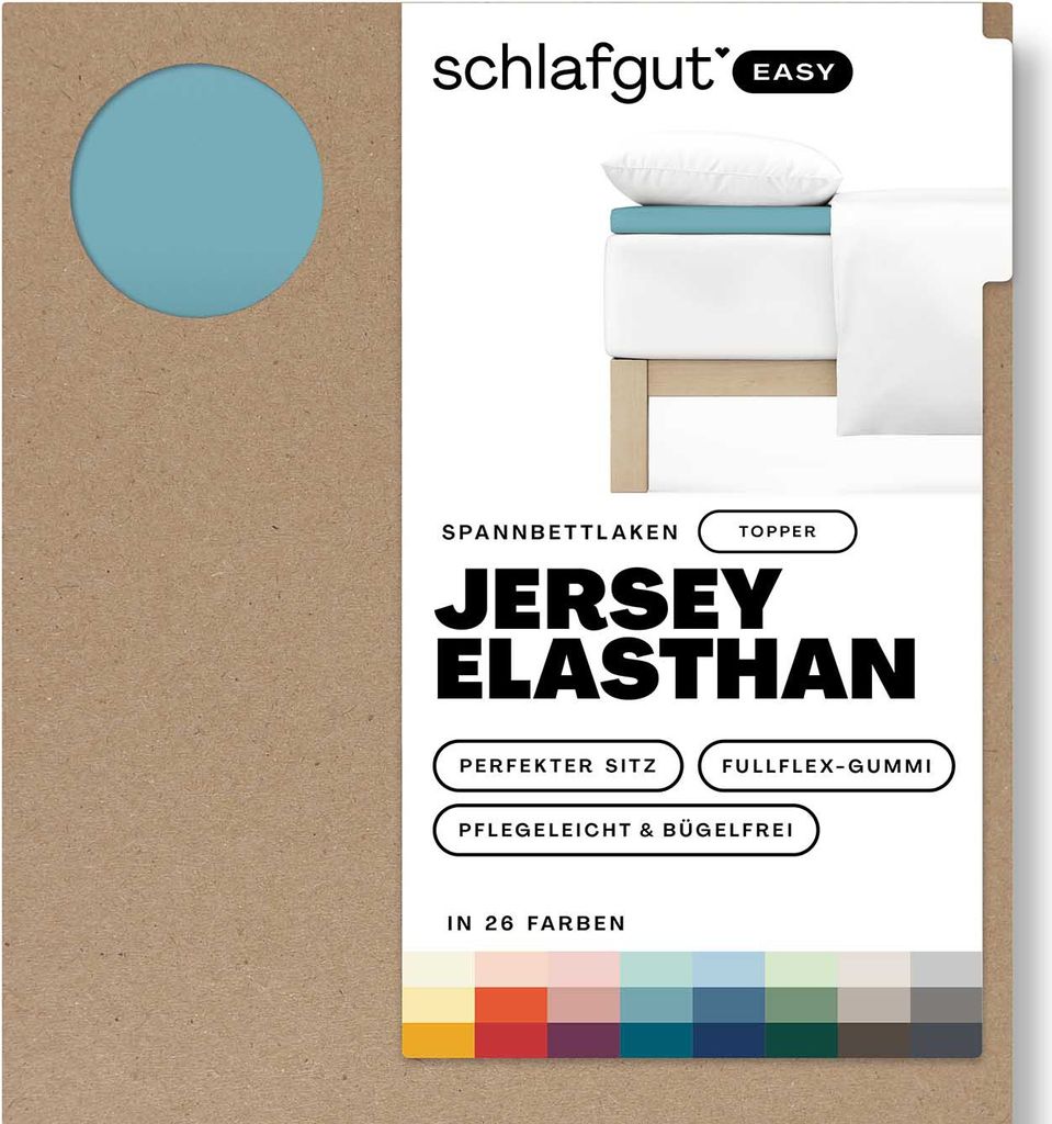 Adam Matheis Topperbezug EASY Jersey BL 200x200 cm türkis