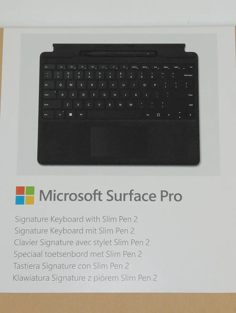 Clavier Microsoft Surface Pro Signature avec Slim Pen 2 Noir Carbone - 3