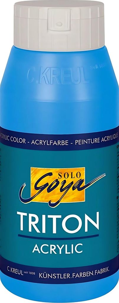 KREUL akrylová barva SOLO Goya TRITON, světle modrá, 750 ml Obrázek produktu 