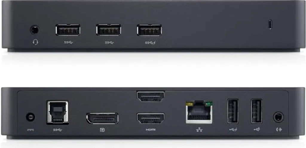 Station d'accueil Dell D3100 USB 3.0 Ultra HD 4K avec trois ports vidéo