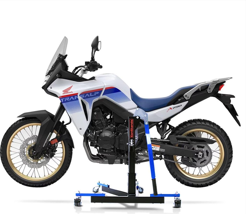 CS Power Evo-Zentralständer für Honda Transalp XL 750 23-25 Blau