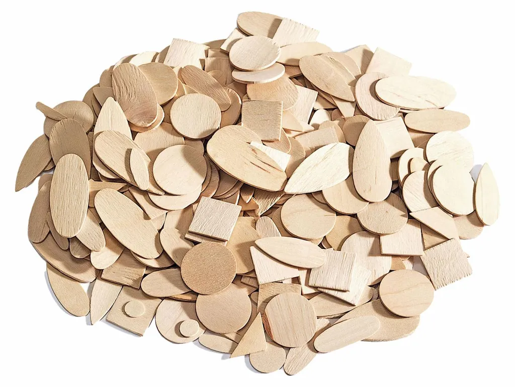 Formes géométriques en bois pour ateliers Montessori de calcul