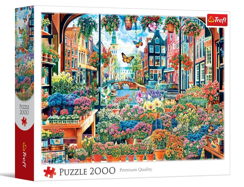 TREFL Puzzle Florist in Amsterdam 2000 dlks Produktbild 