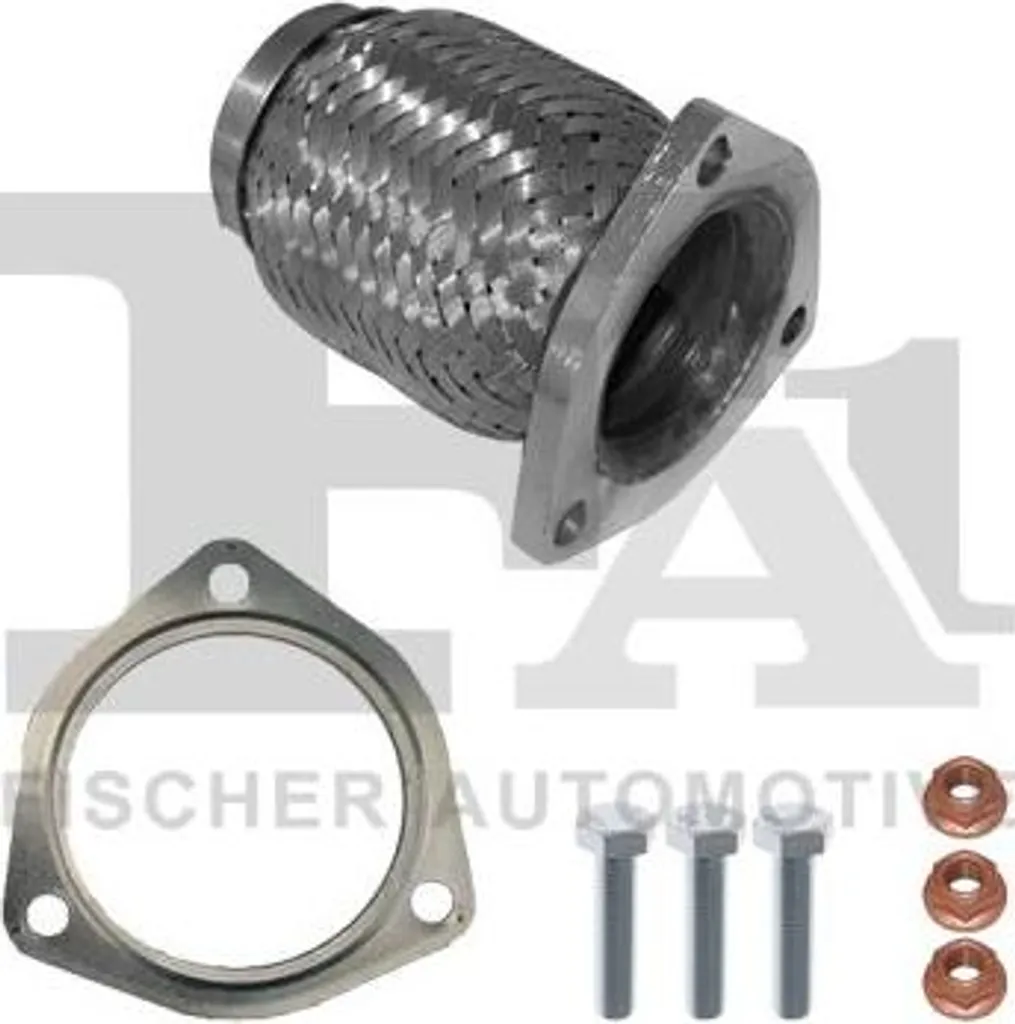 Tuyau flexible échappement Inox KF110075 haute résistance Audi A4 8D