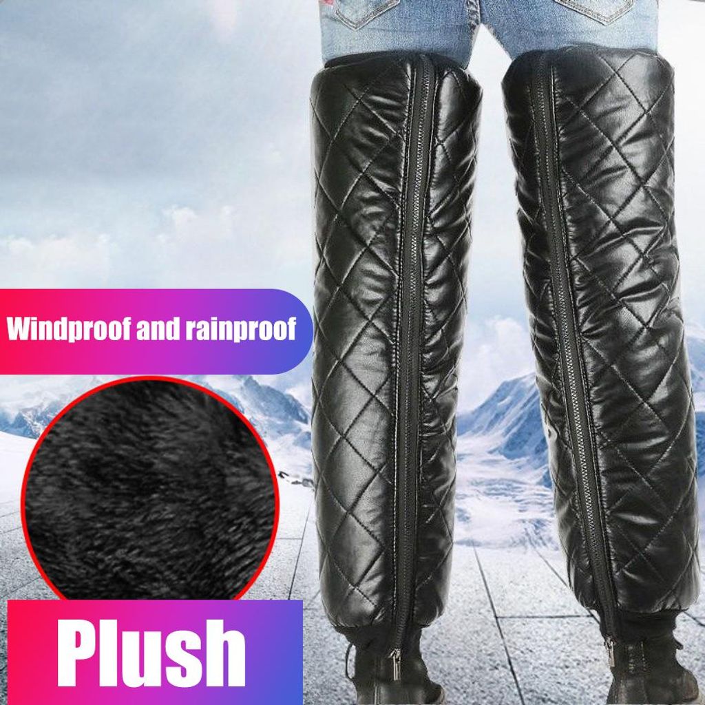 Warme Motorrad-Knieschützer decken wasserdichte und winddichte Schutzbeinabdeckungen für Winter-Leggings ab