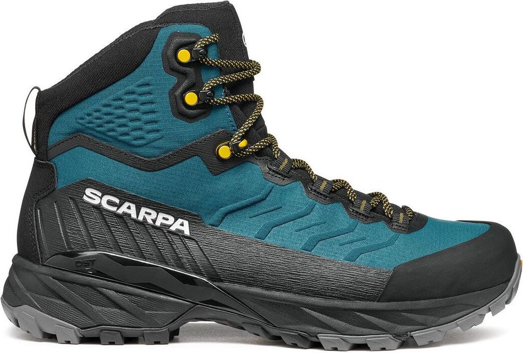 Rush TRK LT GTX, Lederschuhe, Fast Hiking, petrol/mustard, 46,5, Scarpa