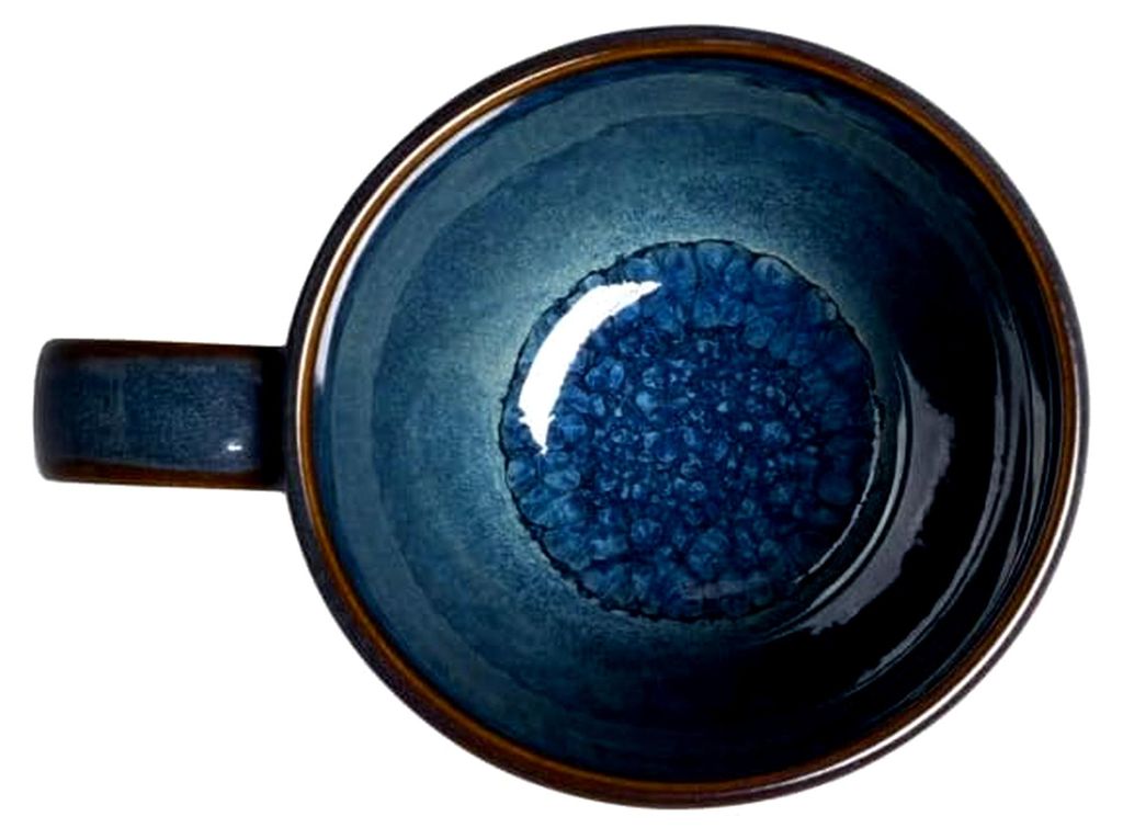 Espressotasse Blau, Spülmaschinenfest, Mikrowellensicher, Kaffeetasse, Trinkgeschirr, Mokkatasse, Porzellan