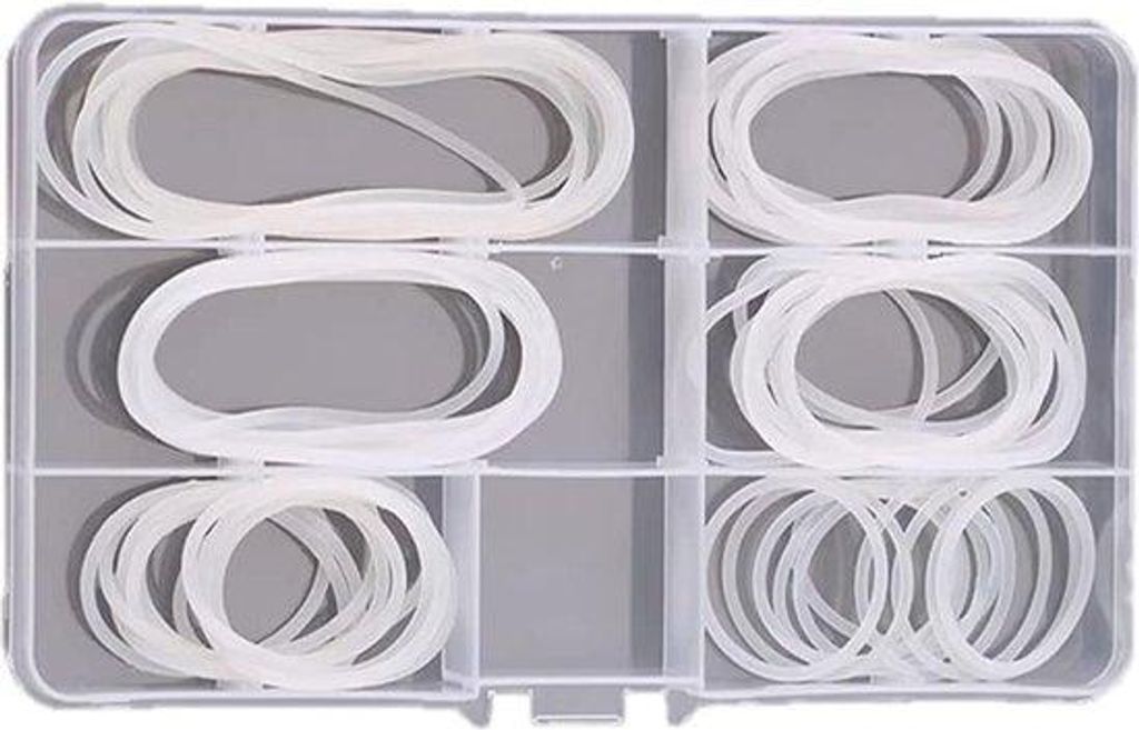 Nylon afdichtingsset mit 60 Stück, 6 Größen (M26, M31, M36, M41, M46, M56)