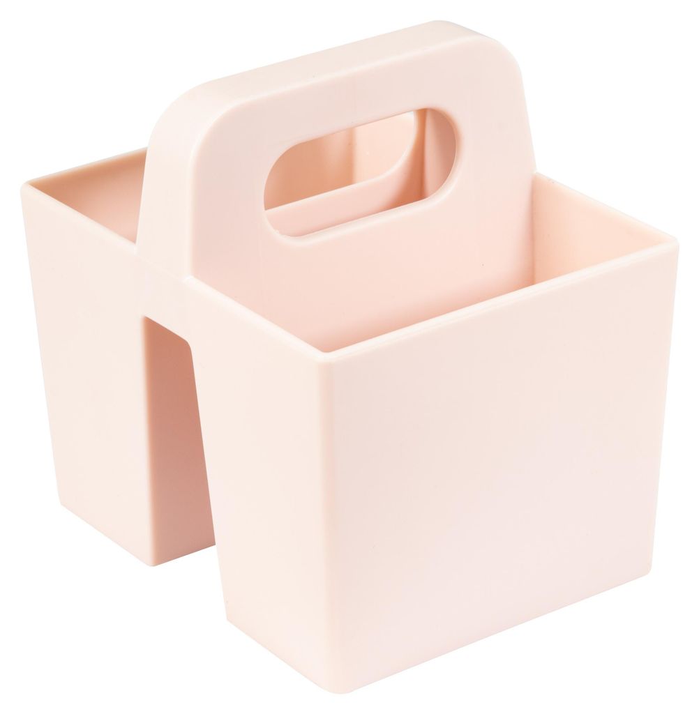 Schreibtisch-Organizer / Schreibtischbutler / mit Tragegriff / Farbe: rose