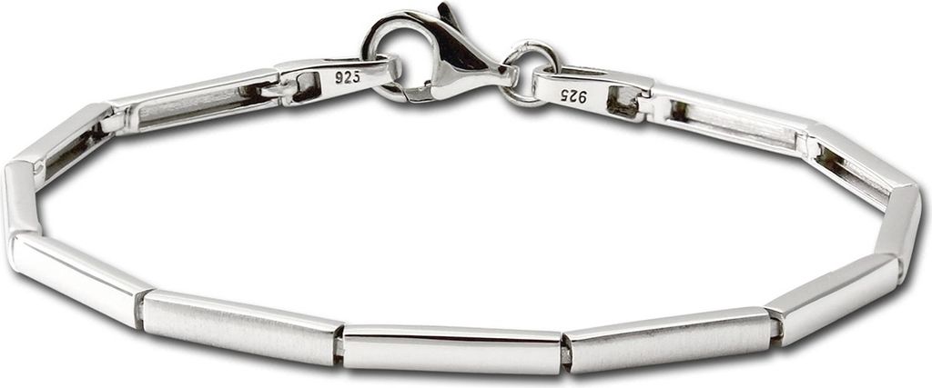 SilberDream Armband 18,5cm Echt 925er Sterling Silber Line Damen Schmuck SDA452J