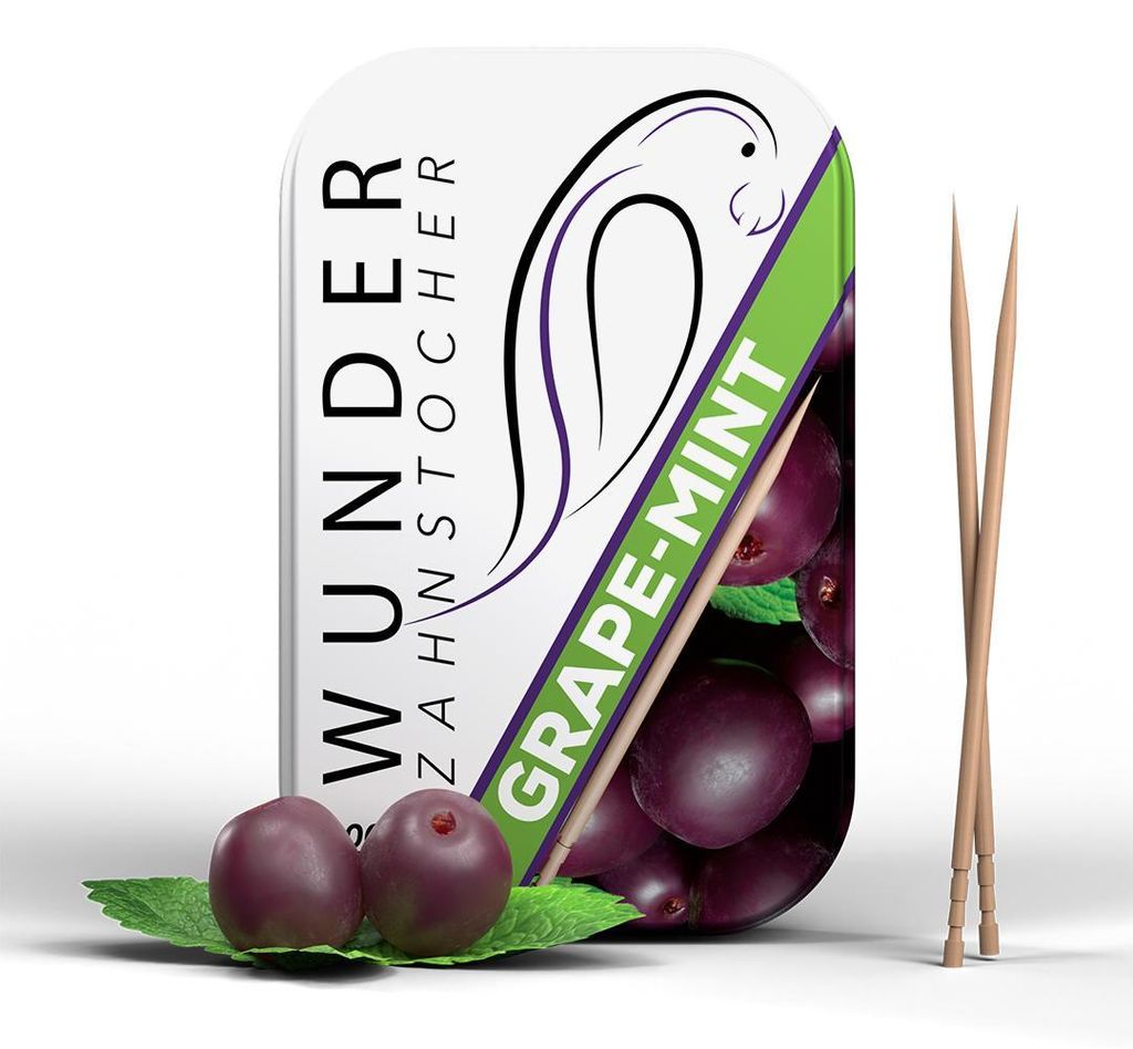 Stuzzicadenti Wonder Uva-Menta 100 pezzi Immagine del prodotto 