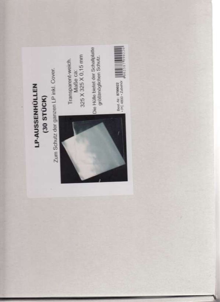 LP-Außenhüllen (30 Stück) - DA-Zubehör 4002587990220 - Obrázek produktu 